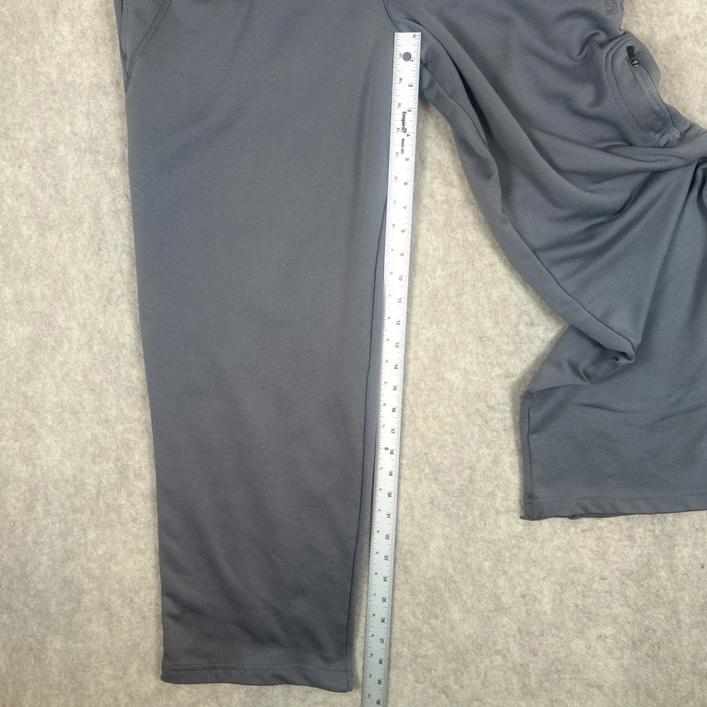 Starter Pants‎ Mens Large Gray Joggers Side Zip Wide Leg Y2K